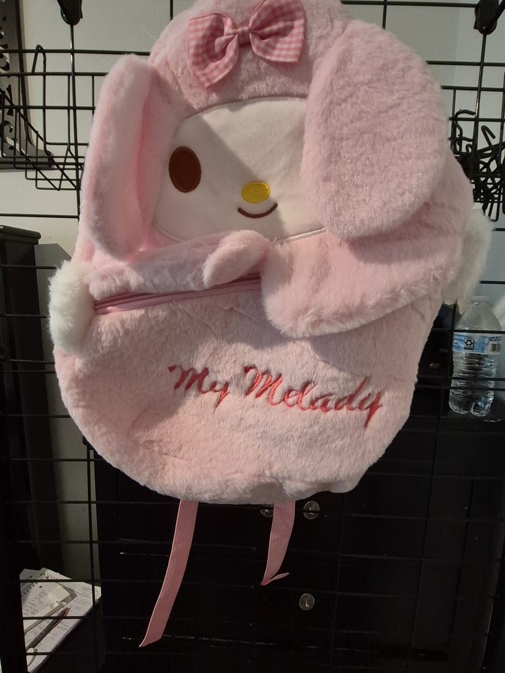 Plush Pink Kids Small Backpack - Cute Bunny Design My Melady